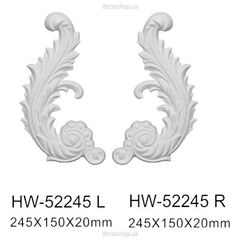 Декоративный орнамент (панно)  HW-52245 L/R