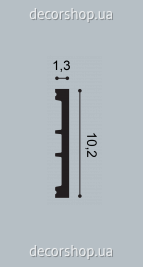 Polyurethane skirting board Orac Decor SX163 Flexi