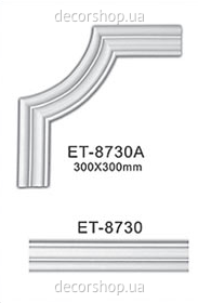Corner element for moldings Classic Home ET-8730A corner