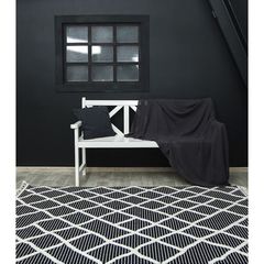 Килим Стрижений килим Bilbao Y619A antrasit white