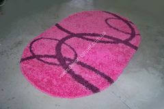 Килим Ворсистий килим Gold Shaggy 8018 pink