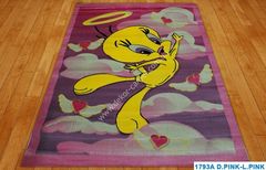Children's carpet Rose 1793A-D-PINK-L-PINK