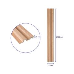 Декоративная PS рейка Sticker wall 2900*120*20мм (D) SW-00002145