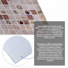 Декоративная ПВХ панель Sticker wall 960*480*4мм (D) SW-00002478