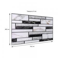 Decorative PVC panel Sticker wall 960*480*4mm SW-00001776