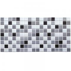 Декоративная ПВХ панель Sticker wall черно-белая мозаика SW-00001432