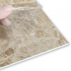 Decorative self-adhesive PVC plate Sticker wall cream marble OS-KL8005 SW-00001398
