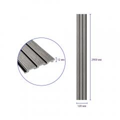 Декоративная стеновая PS рейка Sticker wall 120*2900*12мм (D) SW-00001740