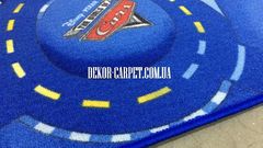 ковролін Дитячий килим Disney World of cars blue