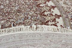 Ворсистий килим Esfahan 4996f brown ivory