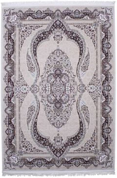 Ворсистий килим Esfahan 9839A-IVORY-DRED