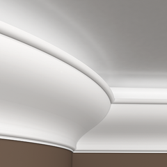 Smooth cornice Европласт Cornice for lighting Europlast 1.50.222 (flexible)