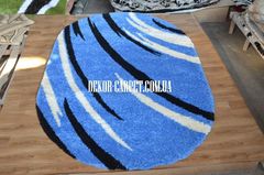 Carpet Ezel shaggy 703 light blue black