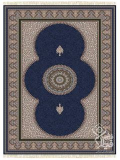 ковер Ворсистый Farsi 101 dark blue