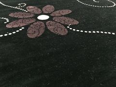 Килим Ворсистий килим Florya 0029 siyah