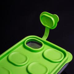 Форма для льда Omak Plastik DecoBella, зеленая 50862