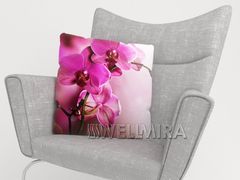Photo pillow Purple orchids