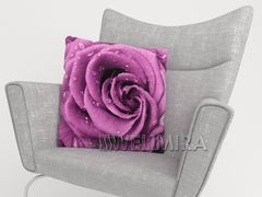 Photo pillow Unusual rose