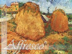 Fresco Affresco Landscape with Houseand Plowman Mural