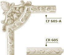 Угловой элемент для молдингов Gaudi Decor CF605A