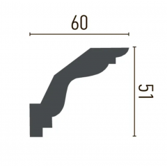 Smooth cornice Gaudi Decor P220 Flexi