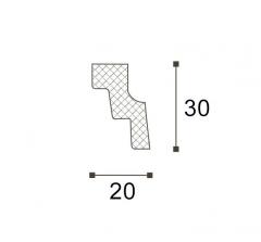 Гладкий карниз NMC LX 28