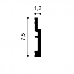 Smooth cornice Orac Decor DX187-2600
