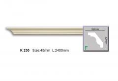 Smooth cornice Harmony curtain rod K230 Flexi