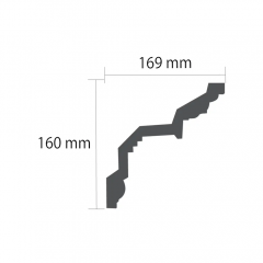 Карниз с орнаментом Gaudi Decor С 139 (2.00м)