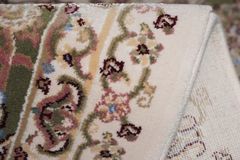 Carpet Kerman 0809b cream green