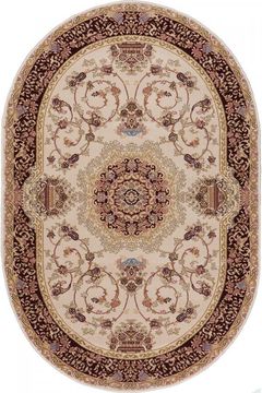 Carpet Kerman 0811c cream red