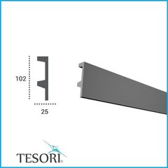 Карниз під підсвічування Tesori KF 504 (2.44 м) Flexi