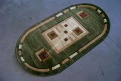 ковер Стриженный Liliya 0537 green