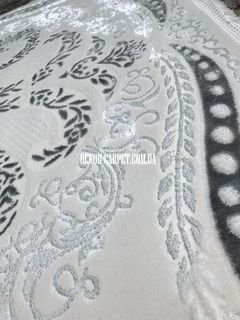 Килим Акриловий килим Mirza 5741 lgrey pgrey
