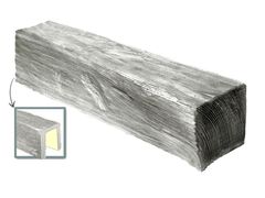 Decorative beam Decowood Modern ED 104 (2m) classic gray 17x19