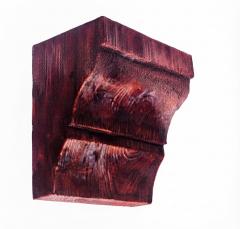 Консоль балки Decowood Модерн ED 035 classic червона 19х13