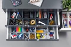 Modular organizer for drawers of 5 parts Dunya Plastik 7439