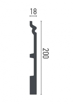 Молдинг Gaudi Decor CR 3248 (2.44м) Flexi