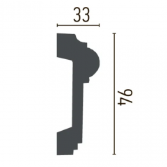 Молдинг Gaudi Decor CR 3044 (2.44м) Flexi