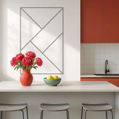 Молдинг Sticker wall 5000х10х7мм Серебряный SW-00002681