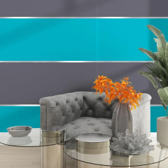 Молдинг Sticker wall 5000х18х1мм Серебряный SW-00002684