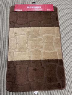 Set of bath and toilet rugs Nabor Woven 1108