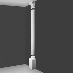 Колона в зборі Orac Decor Set Half Column Corinthian fluted high