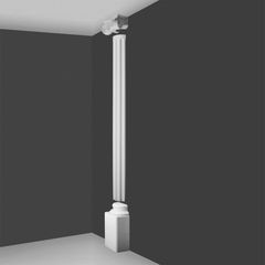 Колона в зборі Orac Decor Set Half Column Ionic fluted high