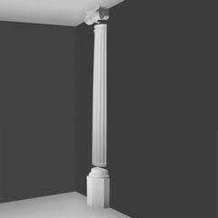 Колонна в сборе Orac Decor Set Half Column Ionic fluted XXL high