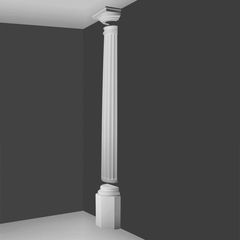 Колона в зборі Orac Decor Set Half Column Tuscan fluted high