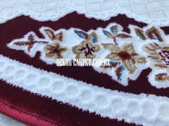 Килим Ворсистий килим Pandora b457d dark red cream