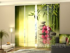 Панельная штора Листья бамбука