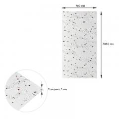 Self-adhesive 3D Sticker wall panel in a roll 700mm*3.08m*3mm stars (D) SW-00002265