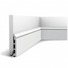 Плинтус из дюрополимера Orac Decor SX118-RAL9003